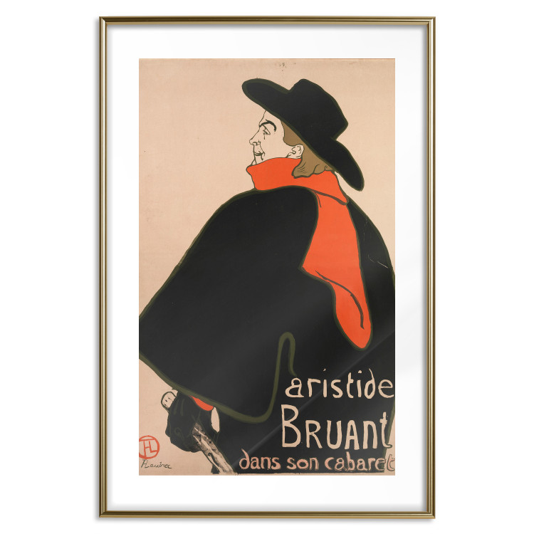 Wall Poster Aristide Bruant: In His Cabaret - French text and a man 137834 additionalImage 13