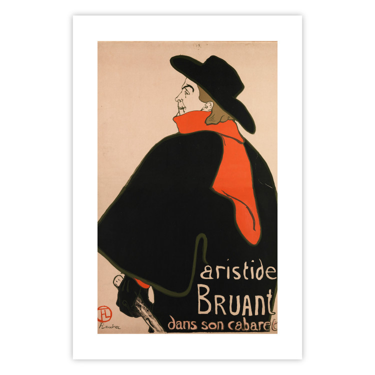 Wall Poster Aristide Bruant: In His Cabaret - French text and a man 137834 additionalImage 11