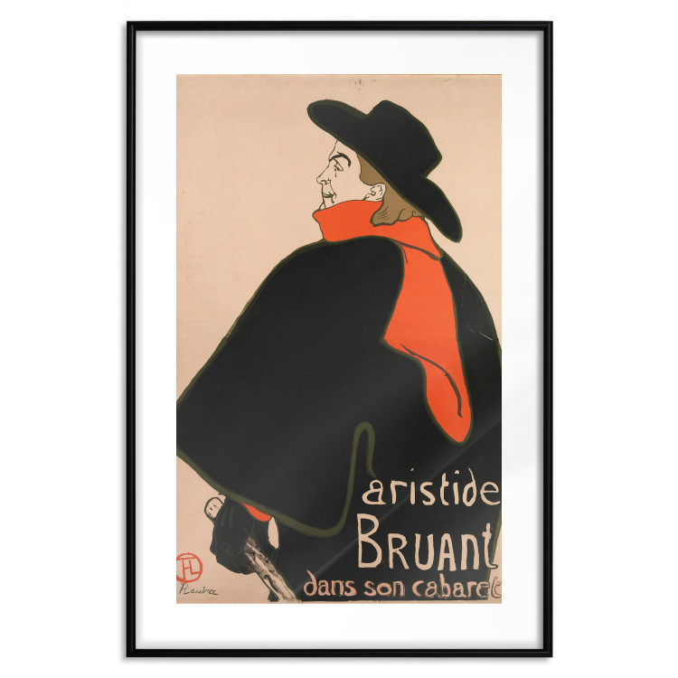 Wall Poster Aristide Bruant: In His Cabaret - French text and a man 137834 additionalImage 14