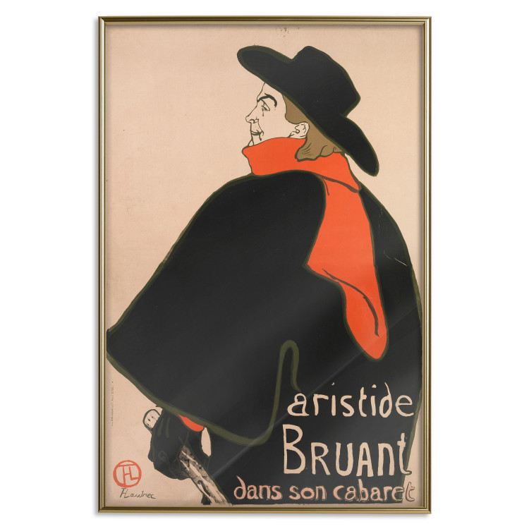 Wall Poster Aristide Bruant: In His Cabaret - French text and a man 137834 additionalImage 9