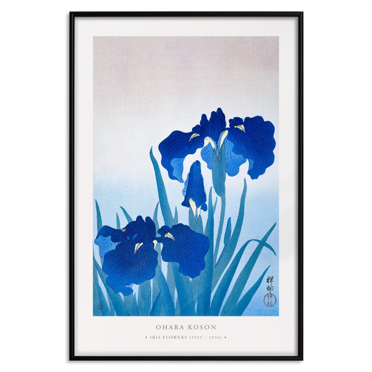 Poster Blue Irises 142834 additionalImage 10