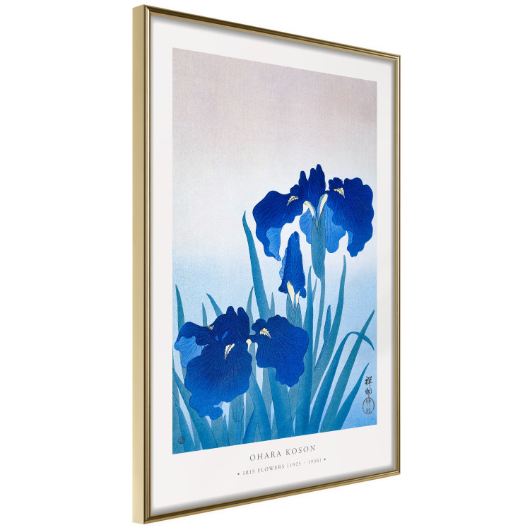 Poster Blue Irises 142834 additionalImage 2