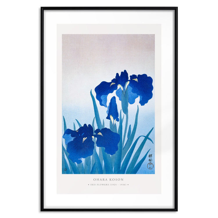 Poster Blue Irises 142834 additionalImage 24