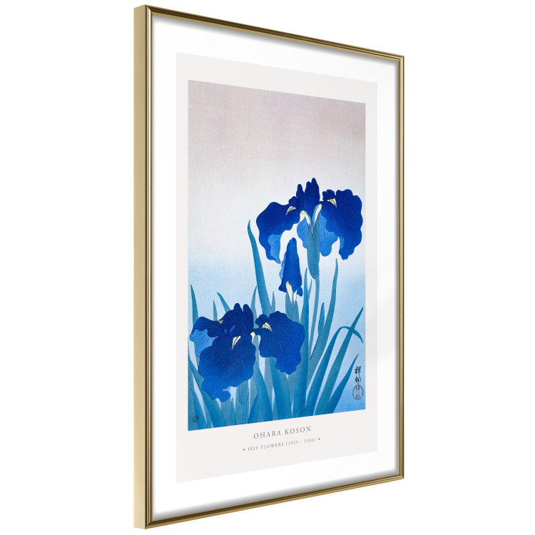 Poster Blue Irises 142834 additionalImage 4