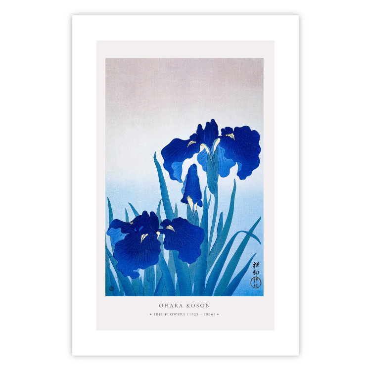 Poster Blue Irises 142834 additionalImage 14