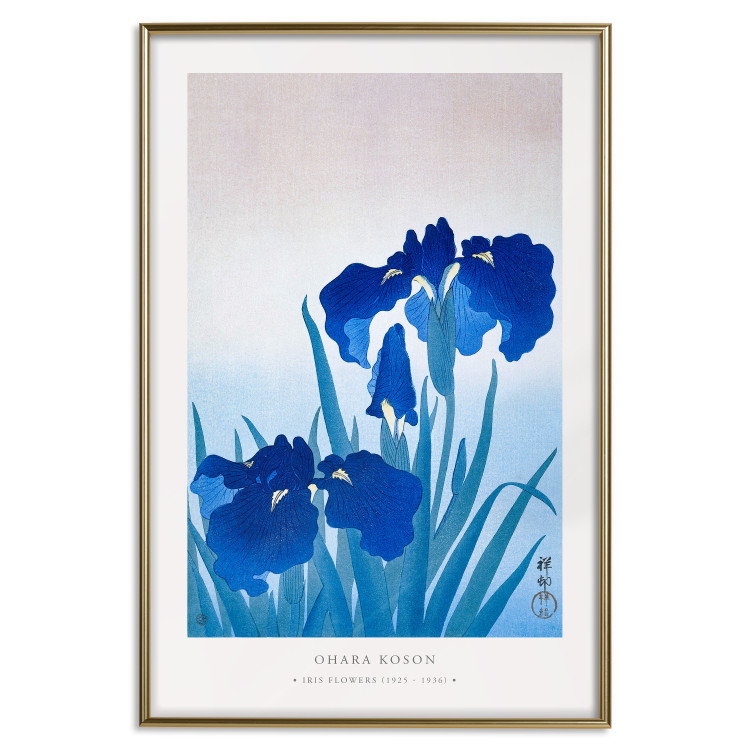 Poster Blue Irises 142834 additionalImage 20