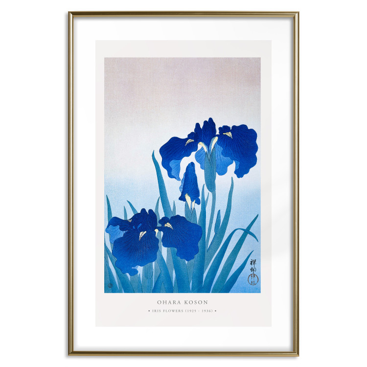 Poster Blue Irises 142834 additionalImage 19