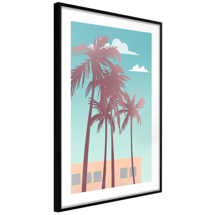 Wall Poster Miami Palm Trees - Holiday View With Blue Sky and White Clouds 144334 additionalImage 12