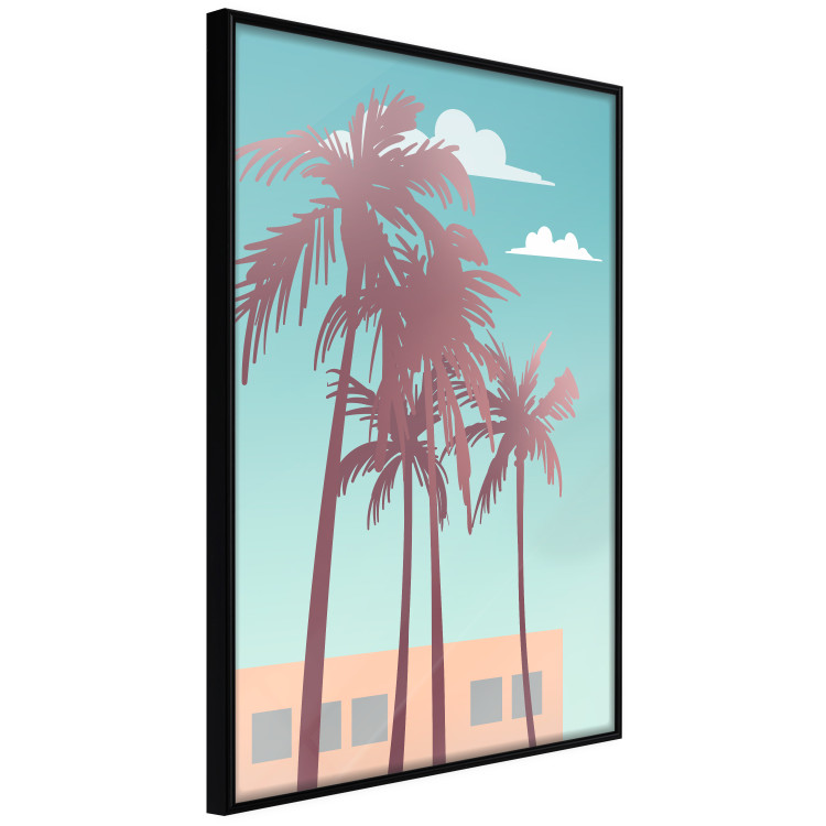 Wall Poster Miami Palm Trees - Holiday View With Blue Sky and White Clouds 144334 additionalImage 6