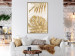 Wall Poster Golden Leaves With an Elegant Monster - Plants With a Festive Atmosphere 148434 additionalThumb 14