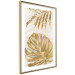 Wall Poster Golden Leaves With an Elegant Monster - Plants With a Festive Atmosphere 148434 additionalThumb 11