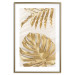 Wall Poster Golden Leaves With an Elegant Monster - Plants With a Festive Atmosphere 148434 additionalThumb 18