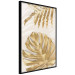 Wall Poster Golden Leaves With an Elegant Monster - Plants With a Festive Atmosphere 148434 additionalThumb 5