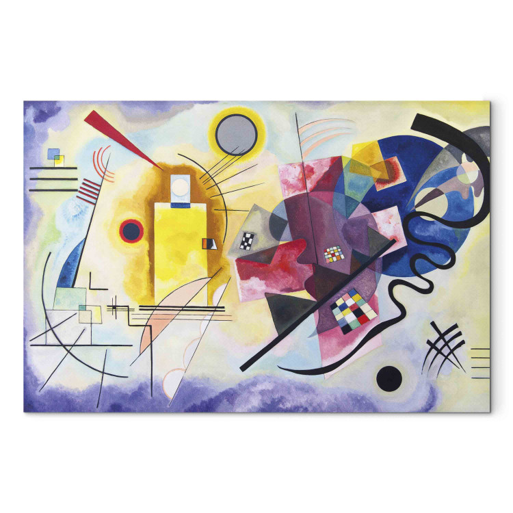Art Reproduction Yellow - Red - Blue - An Abstract Composition by Kandinsky 151634