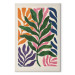 Canvas Print Colorful Leaves - A Composition Inspired by the Work of Matisse 159934 additionalThumb 7