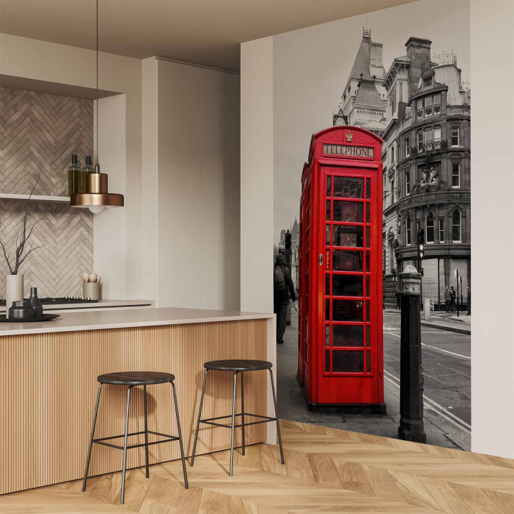 Wall Mural Telephone - black and white urban architecture of London 59934 additionalImage 7