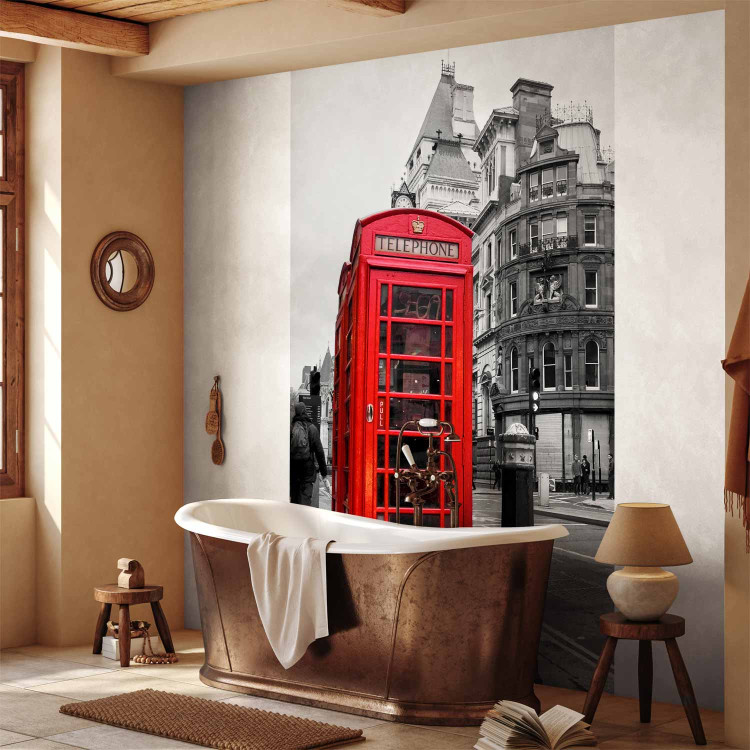 Wall Mural Telephone - black and white urban architecture of London 59934 additionalImage 8
