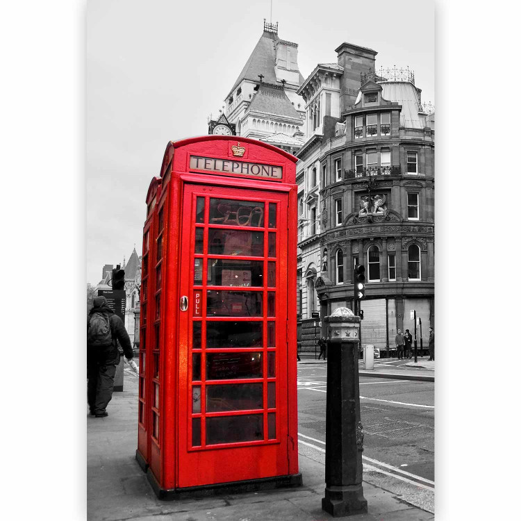 Wall Mural Telephone - black and white urban architecture of London 59934 additionalImage 1