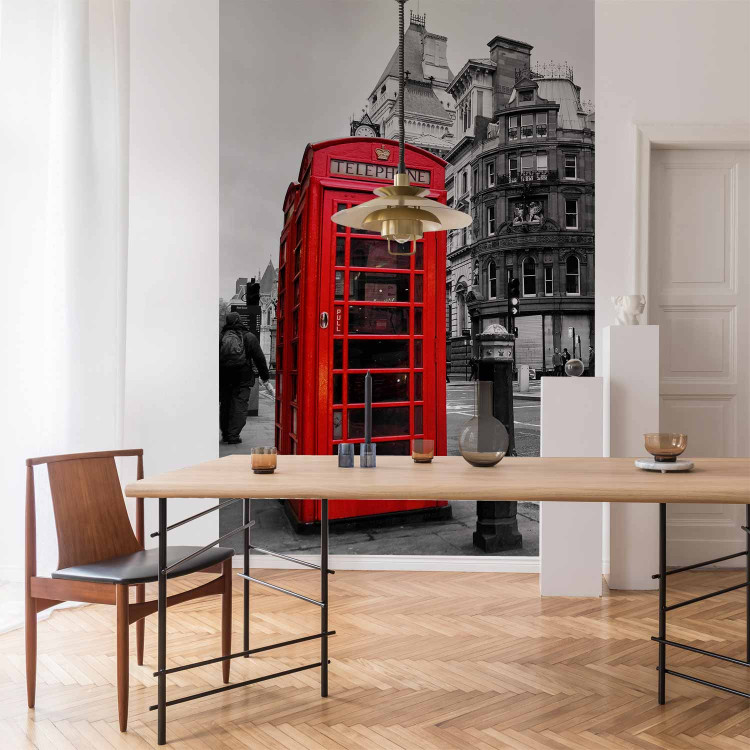 Wall Mural Telephone - black and white urban architecture of London 59934 additionalImage 6