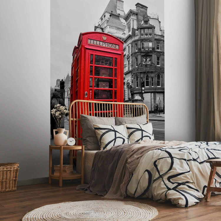 Wall Mural Telephone - black and white urban architecture of London 59934 additionalImage 2