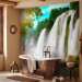 Wall Mural Beauty of Nature - Landscape of Waterfalls Flowing into a Stony Lake 60034 additionalThumb 8
