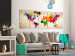 Canvas World Map: Painted World 99134 additionalThumb 3