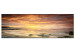 Canvas Sunset - seaside panorama in warm colors 108344