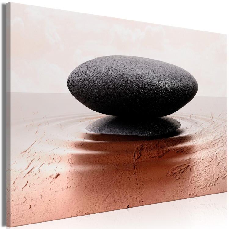 Canvas Whispers of the Orient (1-part) - Stone in Zen Harmony with Nature 117244 additionalImage 2