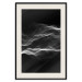 Poster Sound Stabilizer - simple black and white composition in musical waves 117344 additionalThumb 18