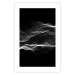Poster Sound Stabilizer - simple black and white composition in musical waves 117344 additionalThumb 25