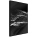 Poster Sound Stabilizer - simple black and white composition in musical waves 117344 additionalThumb 12