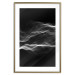 Poster Sound Stabilizer - simple black and white composition in musical waves 117344 additionalThumb 16