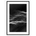 Poster Sound Stabilizer - simple black and white composition in musical waves 117344 additionalThumb 17