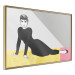 Wall Poster Beautiful Audrey - composition with the figure of a famous woman against an abstract background 117544 additionalThumb 12
