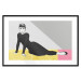 Wall Poster Beautiful Audrey - composition with the figure of a famous woman against an abstract background 117544 additionalThumb 15