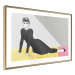 Wall Poster Beautiful Audrey - composition with the figure of a famous woman against an abstract background 117544 additionalThumb 6