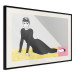 Wall Poster Beautiful Audrey - composition with the figure of a famous woman against an abstract background 117544 additionalThumb 3