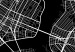 Poster Negative Map: New York - black and white city map in the USA 123044 additionalThumb 8