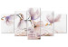 Canvas Magnolias over Water (5 Parts) Wide Violet 123644