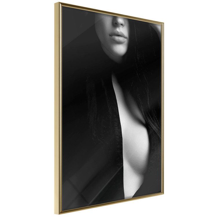 Wall Poster Sensual Elegance - photograph of woman in black and white tones 123744 additionalImage 12
