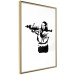 Wall Poster Banksy Mona Lisa with Rocket Launcher - black woman with rocket launcher 124444 additionalThumb 6