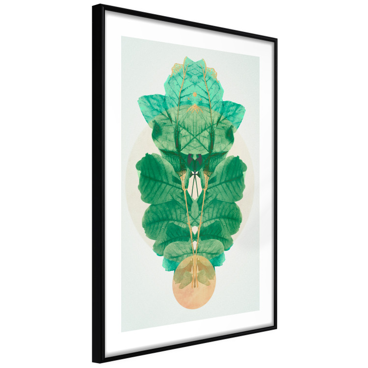 Wall Poster Mint of Egypt - abstract plant composition in a mirrored upholstery 126544 additionalImage 6