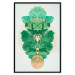 Wall Poster Mint of Egypt - abstract plant composition in a mirrored upholstery 126544 additionalThumb 16