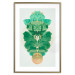 Wall Poster Mint of Egypt - abstract plant composition in a mirrored upholstery 126544 additionalThumb 14