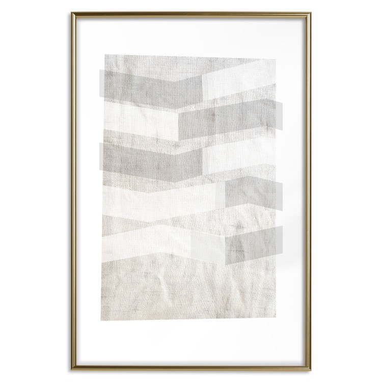 Wall Poster Light and Shadow - abstract texture with gray geometric figures 127344 additionalImage 20