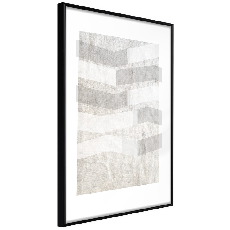 Wall Poster Light and Shadow - abstract texture with gray geometric figures 127344 additionalImage 6