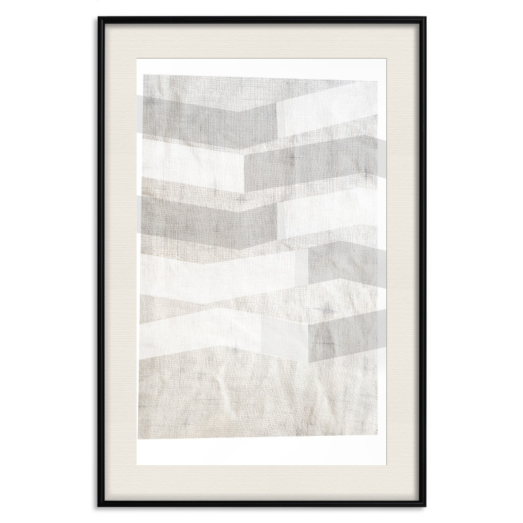 Wall Poster Light and Shadow - abstract texture with gray geometric figures 127344 additionalImage 26