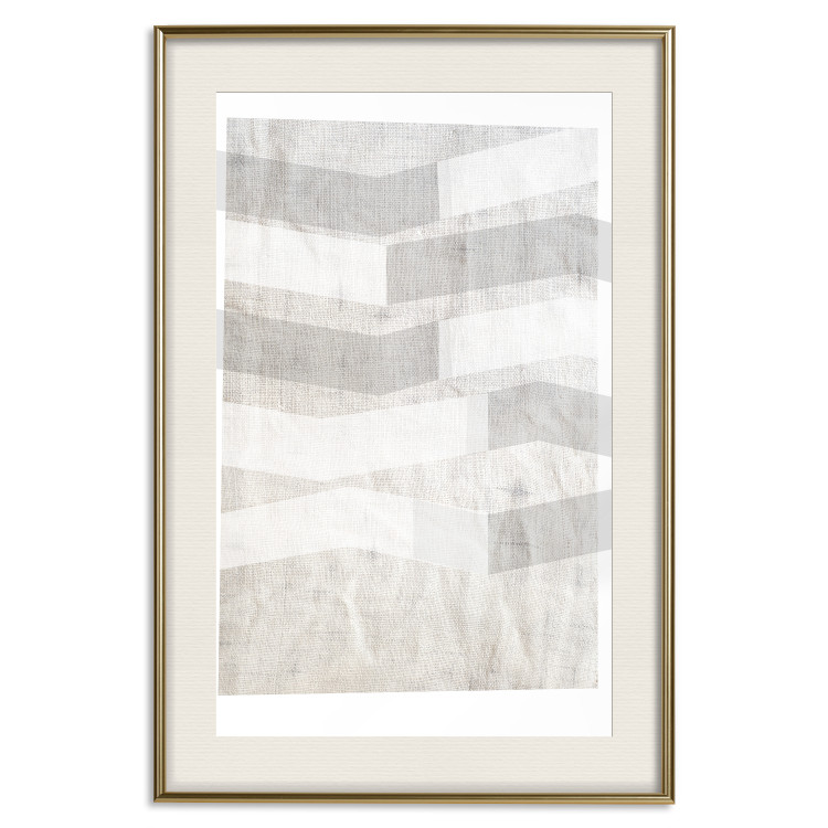 Wall Poster Light and Shadow - abstract texture with gray geometric figures 127344 additionalImage 27
