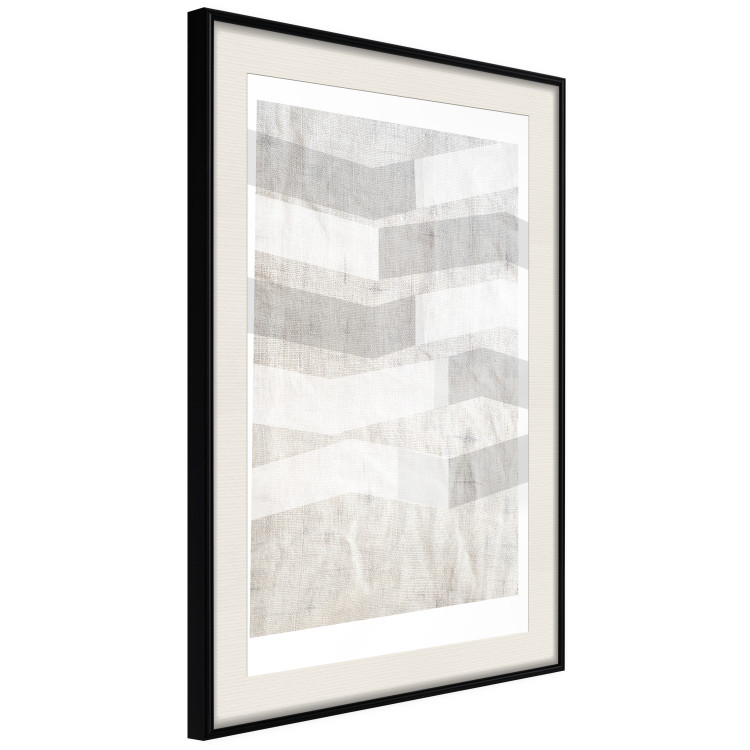 Wall Poster Light and Shadow - abstract texture with gray geometric figures 127344 additionalImage 2