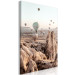 Canvas Print Fairy Tale Journey (1-part) vertical - landscape scenery of balloons 129444 additionalThumb 2